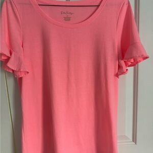 Lilly Pulitzer Vibrant Pink Shirt.